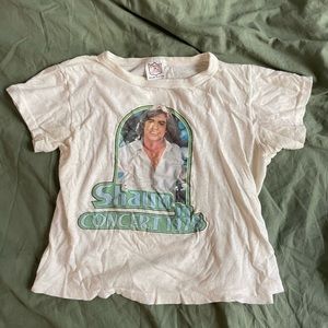 Authentic 1970s Shaun Cassidy baby tee